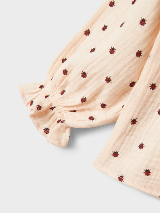 Lil' Atelier Mini IA LS LOOSE SHIRT - Silver Peony - Torgunns Barneklær AS