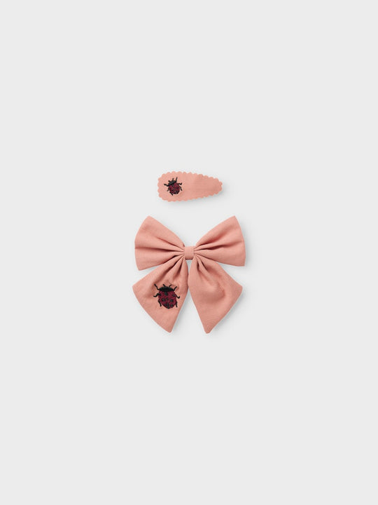 Lil' Atelier LILJA 2 PACK HAIR CLIPS - Misty Rose - Torgunns Barneklær AS