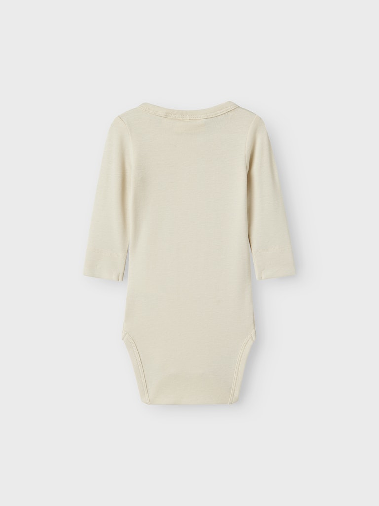 Lil' Atelier Baby GAYO SAR LS SLIM BODY - Turtledove - Torgunns Barneklær AS