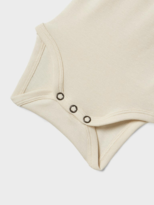 Lil' Atelier Baby GAYO SAR LS SLIM BODY - Turtledove - Torgunns Barneklær AS