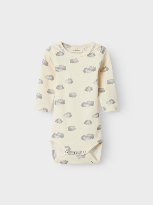 Lil' Atelier Baby LAYO KIM LS SLIM BODY NOOS - Turtledove | BLUE CLOUD - Torgunns Barneklær AS