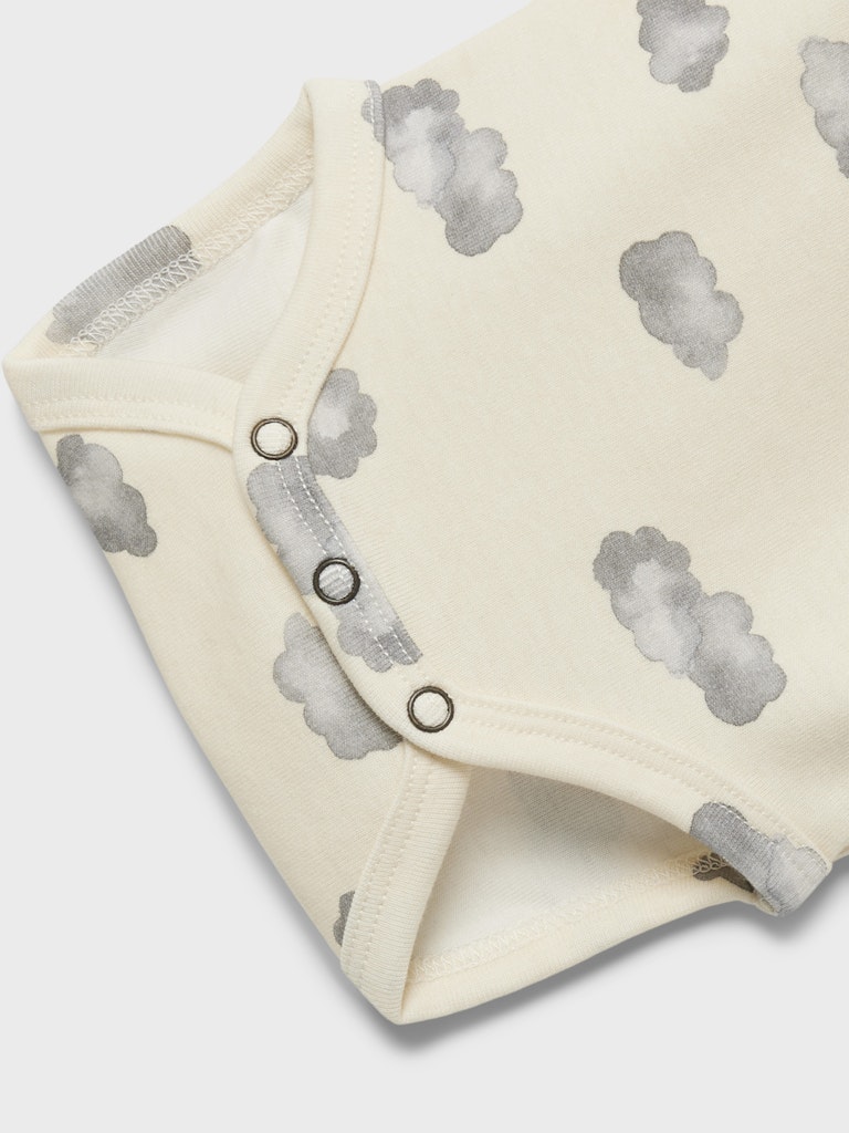 Lil' Atelier Baby LAYO KIM LS SLIM BODY NOOS - Turtledove | BLUE CLOUD - Torgunns Barneklær AS