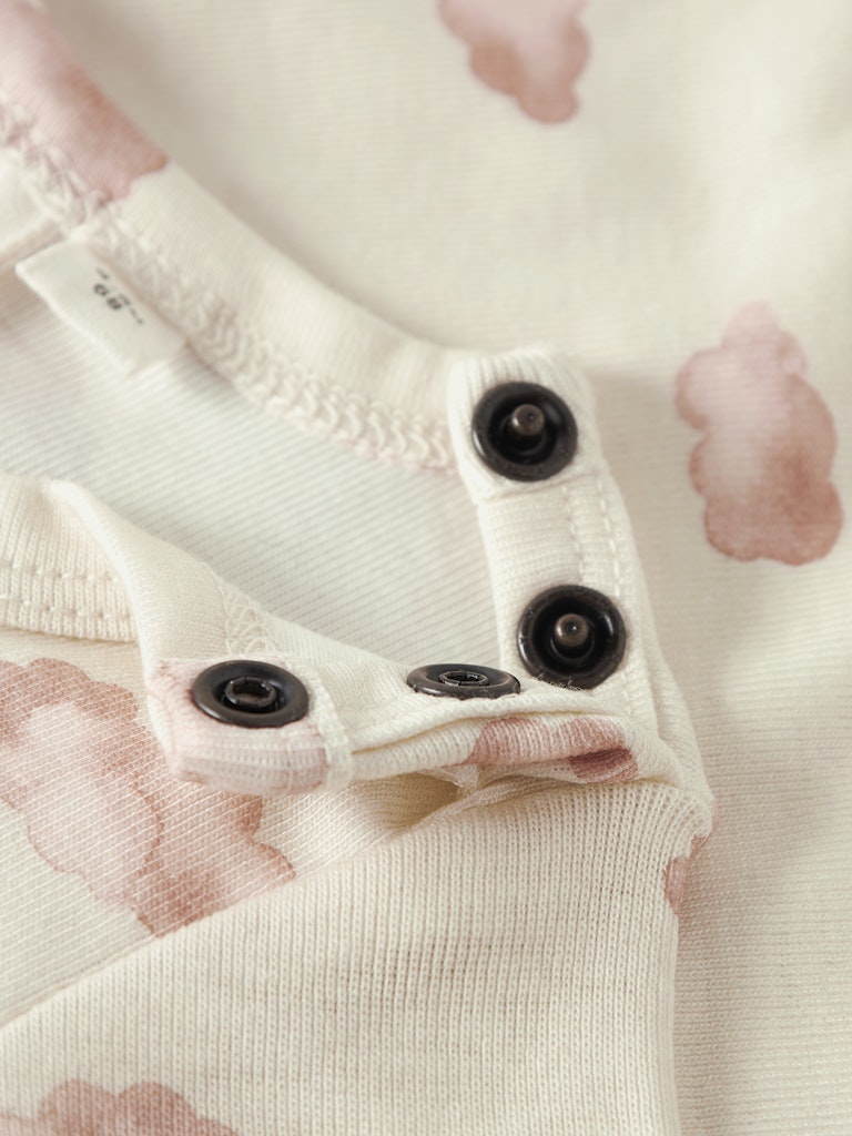 Lil' Atelier Baby LAYO KIM LS SLIM BODY NOOS - Turtledove | PINK CLOUD - Torgunns Barneklær AS