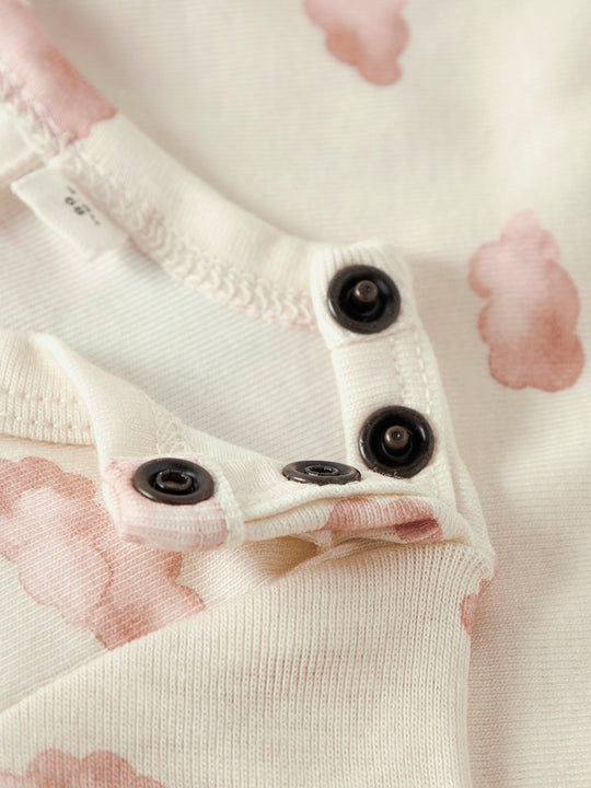 Lil' Atelier Baby LAYO KIM LS SLIM BODY NOOS - Turtledove | PINK CLOUD - Torgunns Barneklær AS