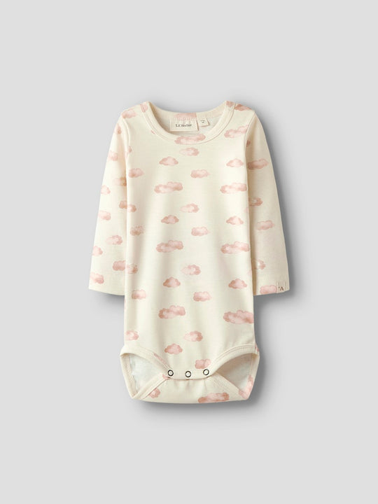 Lil' Atelier Baby LAYO KIM LS SLIM BODY NOOS - Turtledove | PINK CLOUD - Torgunns Barneklær AS