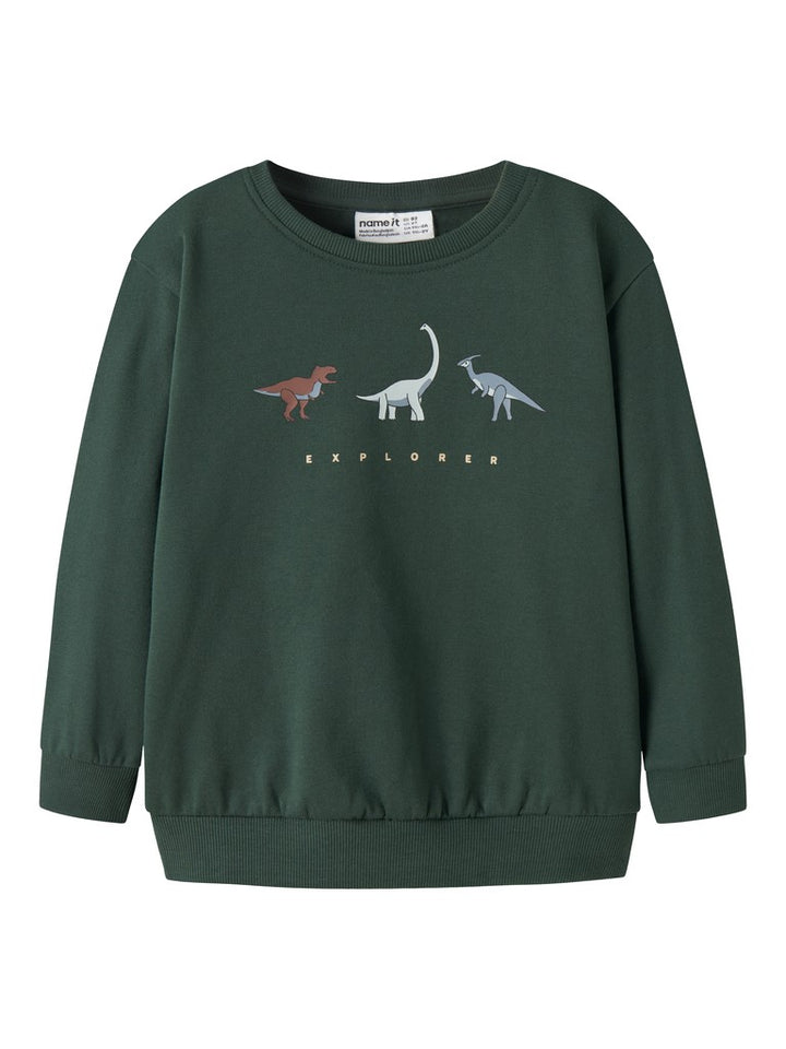 name it mini NILIUS LS SWEAT - Sycamore