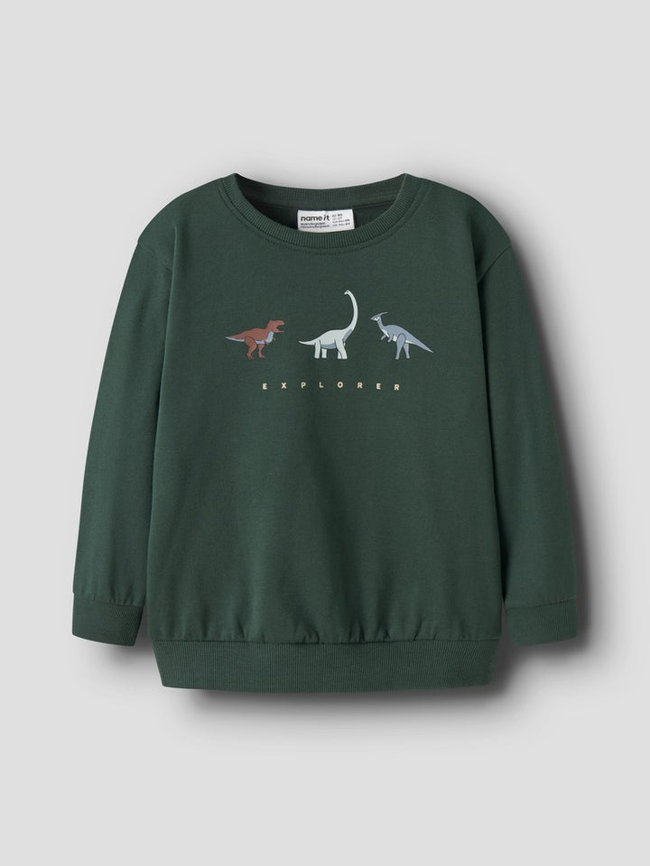 name it mini NILIUS LS SWEAT - Sycamore