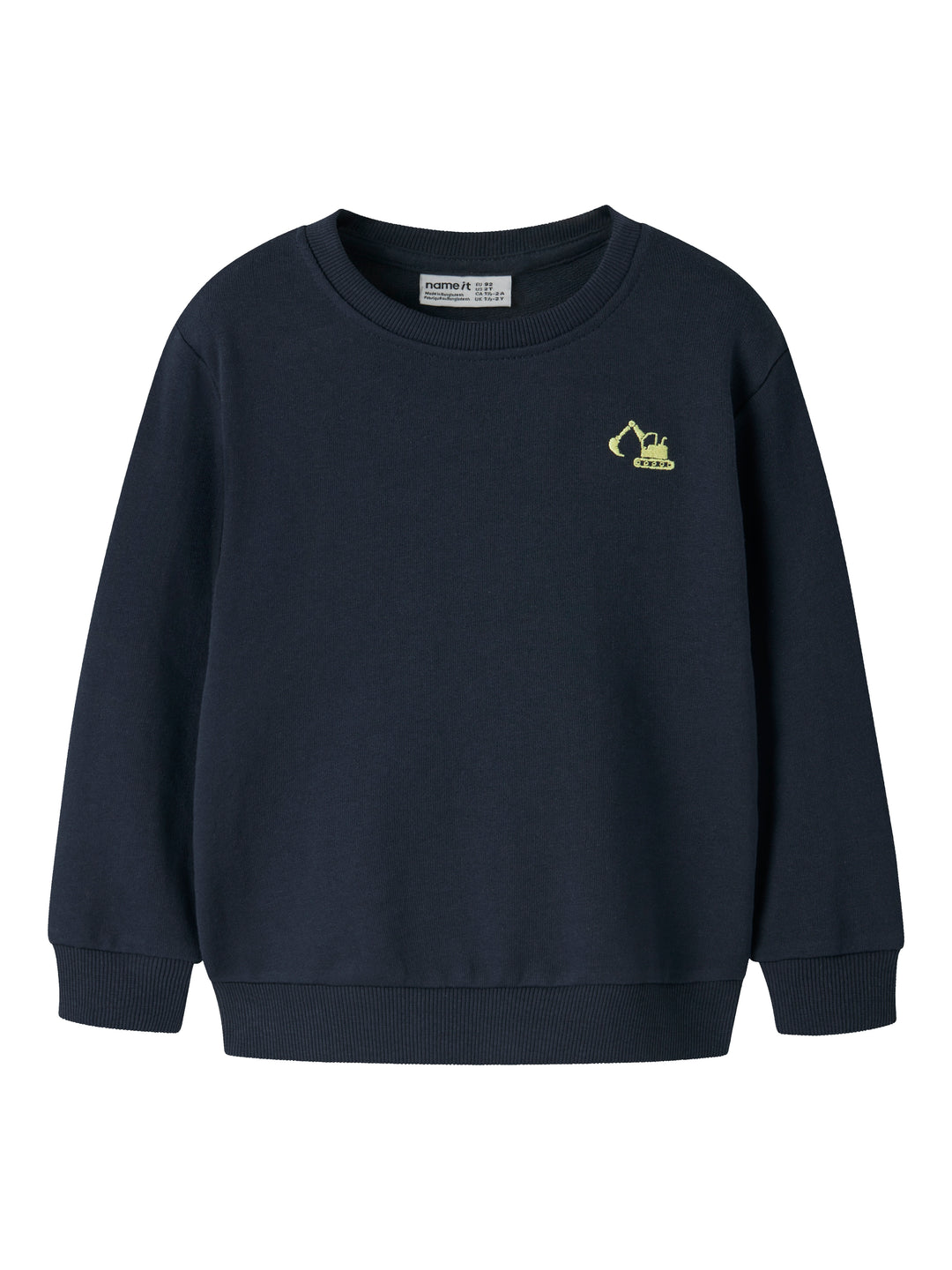 name it mini VALLEN LS SWEAT - Navy Blazer | Excavator