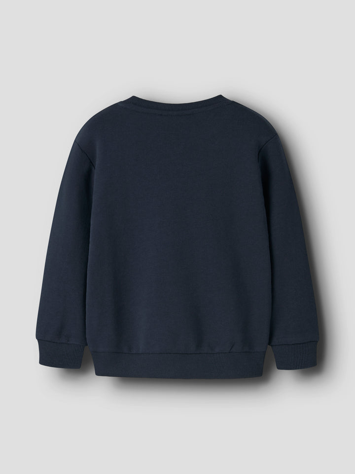 name it mini VALLEN LS SWEAT - Navy Blazer | Excavator