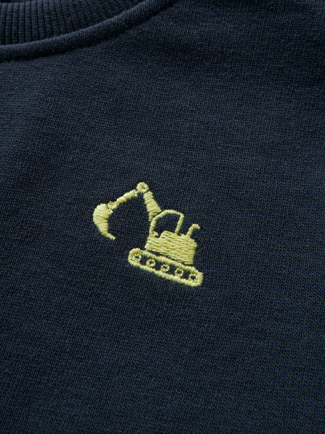 name it mini VALLEN LS SWEAT - Navy Blazer | Excavator