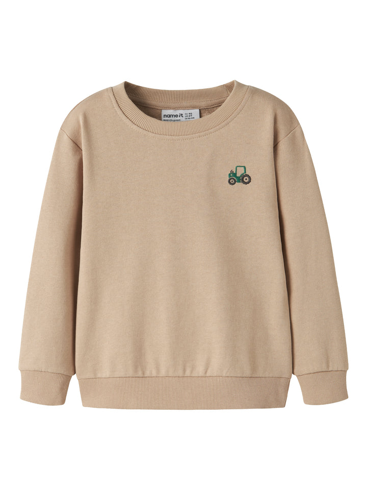 name it mini VALLEN LS SWEAT - Sesame | Tractor