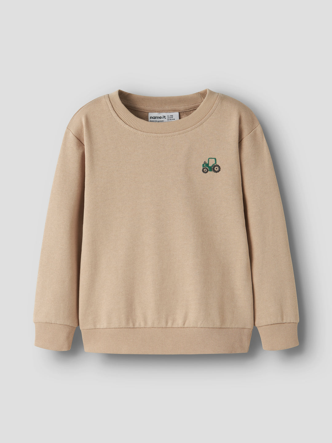 name it mini VALLEN LS SWEAT - Sesame | Tractor