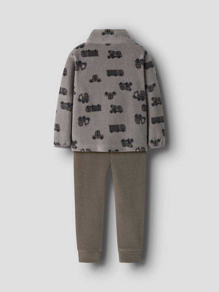 name it mini SPEKTRA FLEECE SETT - Satellite