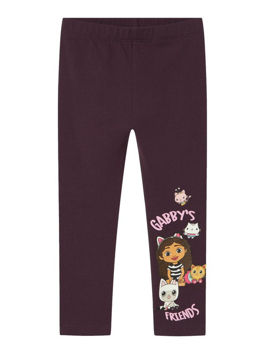 name it mini JULLE GABBY LEGGING SKY - Plum Perfect