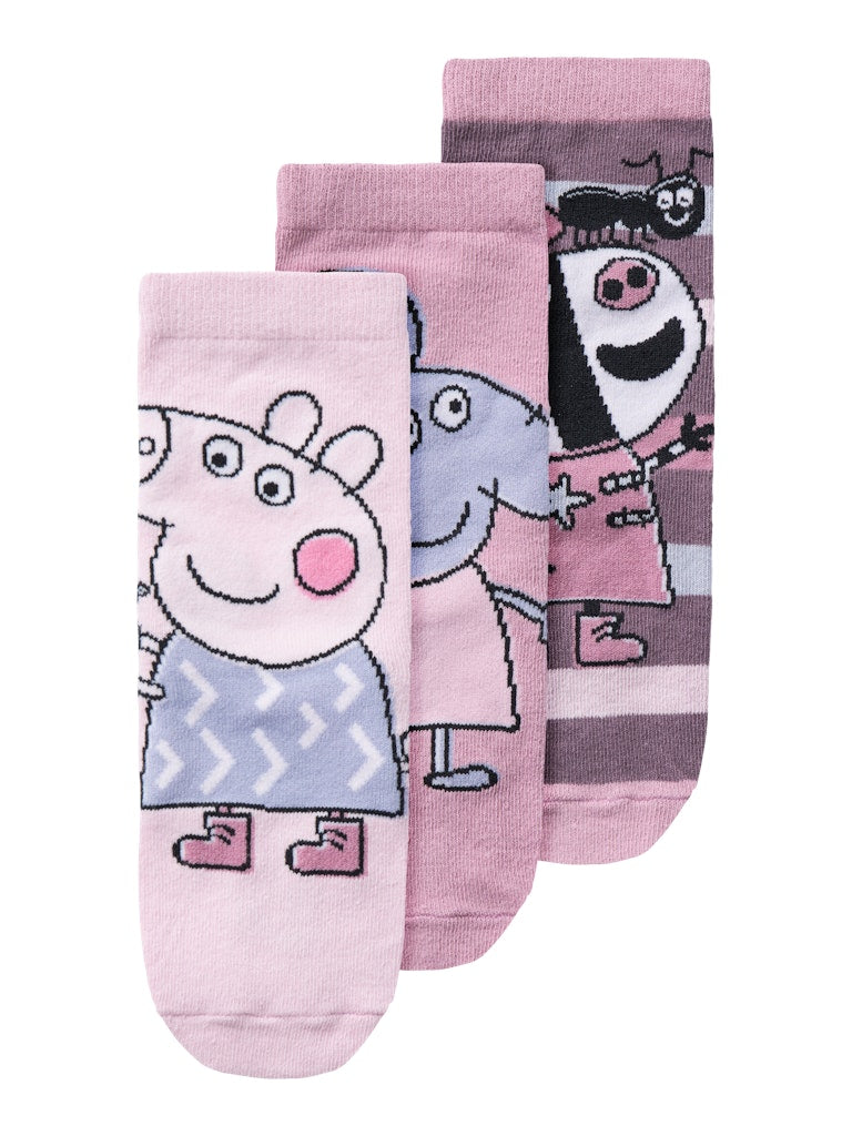 name it mini ODASSA Peppa Gris 3pk Sokker - Corsage