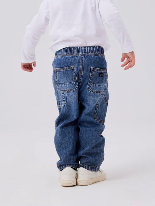 name it mini RYAN JOG JEANS - Dark Blue Denim
