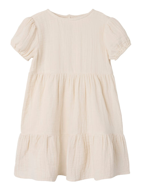 name it mini JASMIN SS DRESS NOOS - Summer Sand - Torgunns Barneklær AS