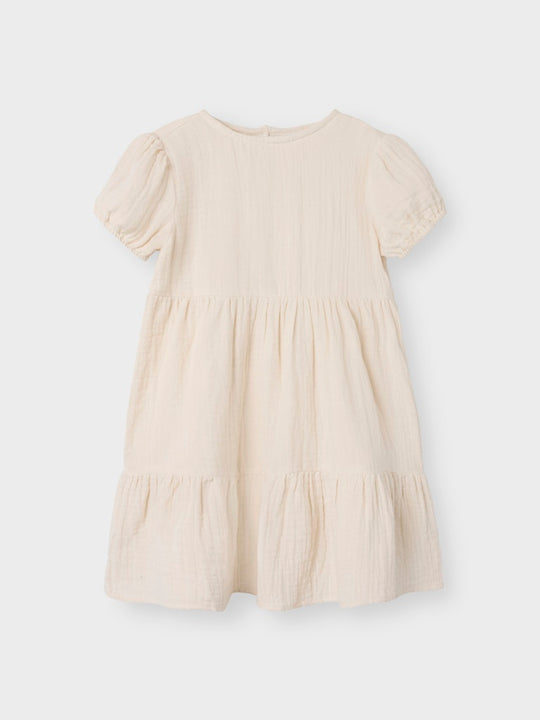 name it mini JASMIN SS DRESS NOOS - Summer Sand - Torgunns Barneklær AS