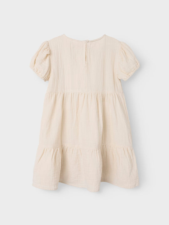name it mini JASMIN SS DRESS NOOS - Summer Sand - Torgunns Barneklær AS