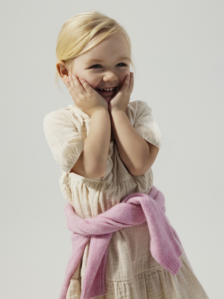 name it mini JASMIN SS DRESS NOOS - Summer Sand - Torgunns Barneklær AS