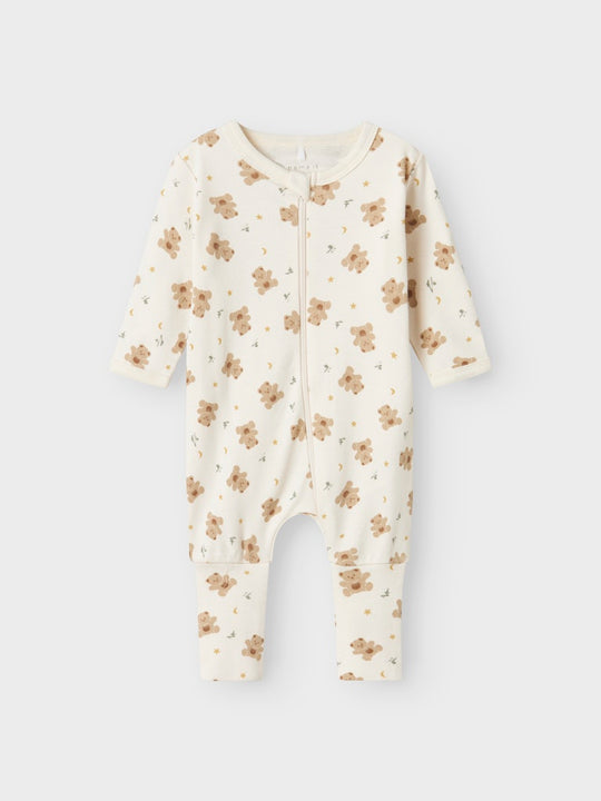 name it baby PYSJAMAS 2PK ZIP - Jet Stream | Bear - Torgunns Barneklær AS