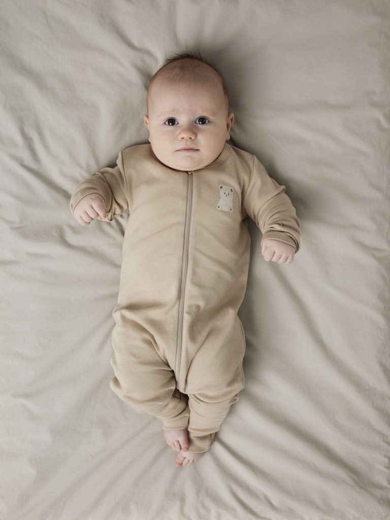 name it baby PYSJAMAS 2PK ZIP - Jet Stream | Bear - Torgunns Barneklær AS
