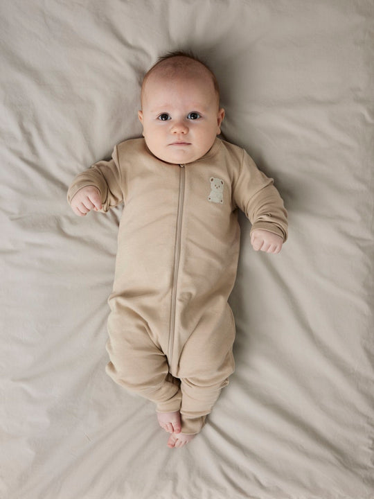 name it baby PYSJAMAS 2PK ZIP - Jet Stream | Bear - Torgunns Barneklær AS