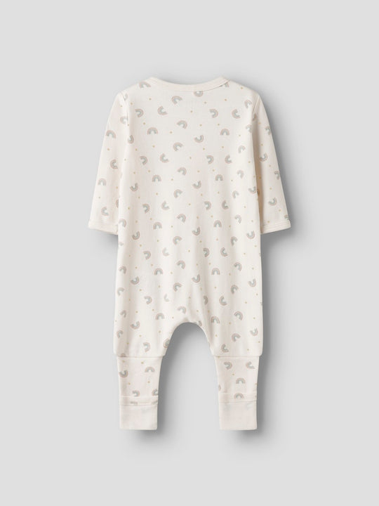 name it baby PYSJAMAS ZIP - Jet Stream | RAINBOWS - Torgunns Barneklær AS