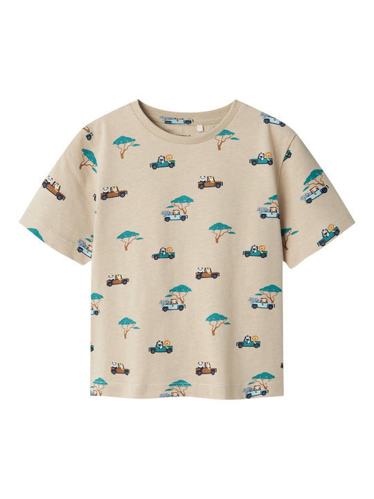 name it mini JIVAN SS NREG TOP PB - Island Fossil - Torgunns Barneklær AS