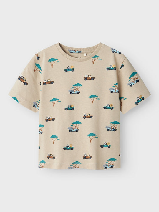 name it mini JIVAN SS NREG TOP PB - Island Fossil - Torgunns Barneklær AS