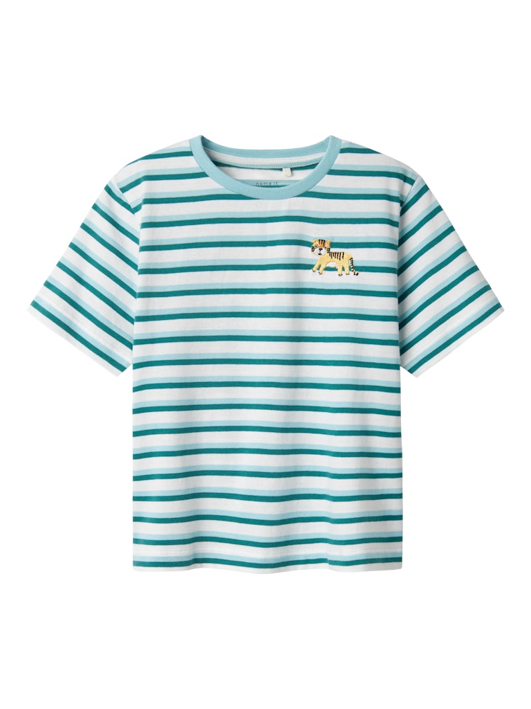 name it mini JELLAN SS NREG TOP PB - Aquatic - Torgunns Barneklær AS