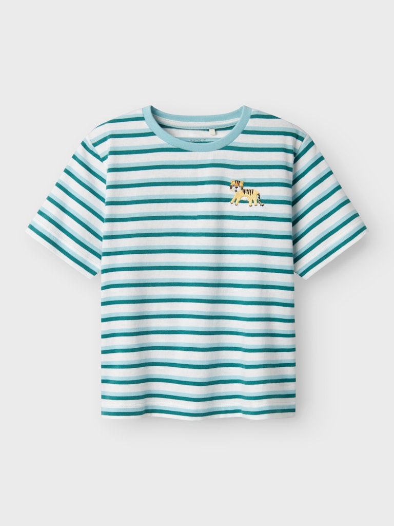 name it mini JELLAN SS NREG TOP PB - Aquatic - Torgunns Barneklær AS