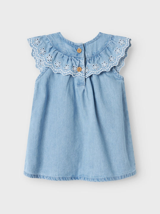name it baby HERA DENIM DRESS - Light Blue Denim