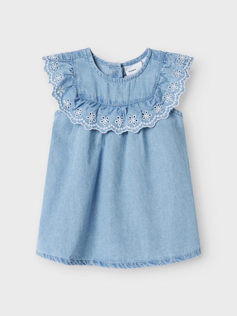 name it baby HERA DENIM DRESS - Light Blue Denim