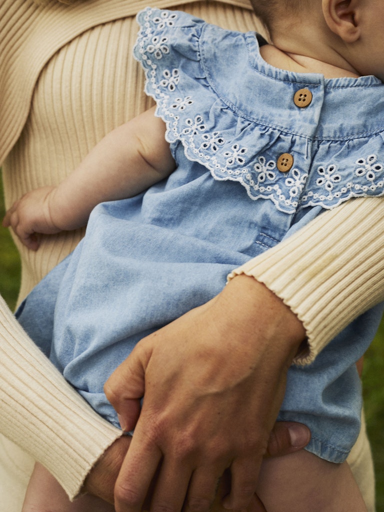 name it baby HERA DENIM DRESS - Light Blue Denim