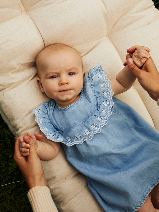 name it baby HERA DENIM DRESS - Light Blue Denim