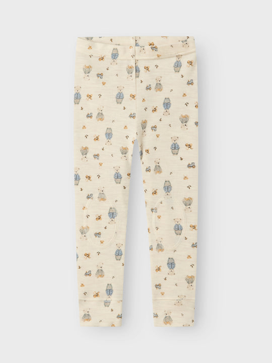 name it mini WILLOS ULL LEGGINGS - Teddybjørn