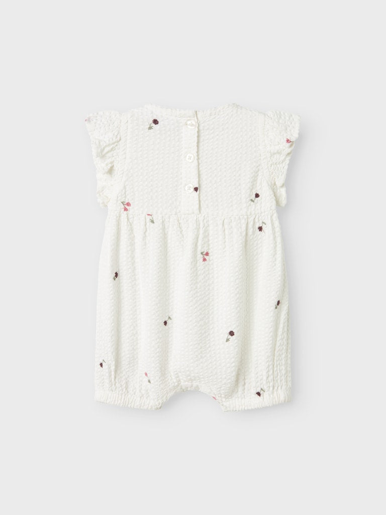 name it baby JULIETTE ROMPER - Cloud Dancer - Torgunns Barneklær AS