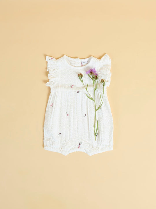 name it baby JULIETTE ROMPER - Cloud Dancer - Torgunns Barneklær AS
