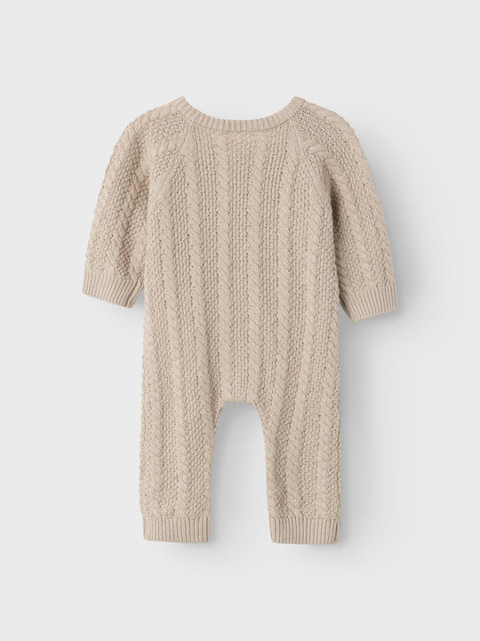 Lil' Atelier Baby DAIMO LOOSE KNIT SUIT - Pure Cashmere - Torgunns Barneklær AS