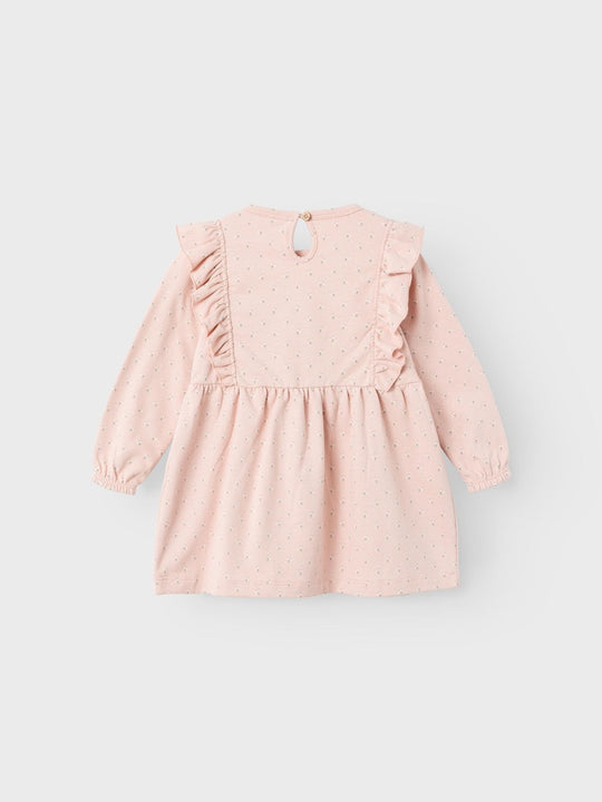 Lil' Atelier Mini FANJA SWEAT DRESS - Rose Dust - Torgunns Barneklær AS