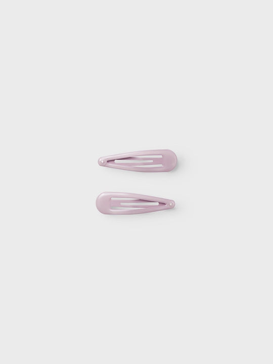 Lil' Atelier KIDS DOMA 2-PK HAIR CLIPS - Violet Ice - Torgunns Barneklær AS