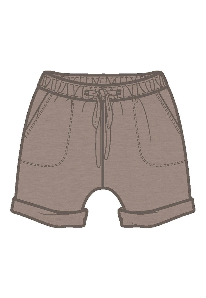 Lil' Atelier Mini JOBO SWEAT SHORTS - Mocha Meringue - Torgunns Barneklær AS