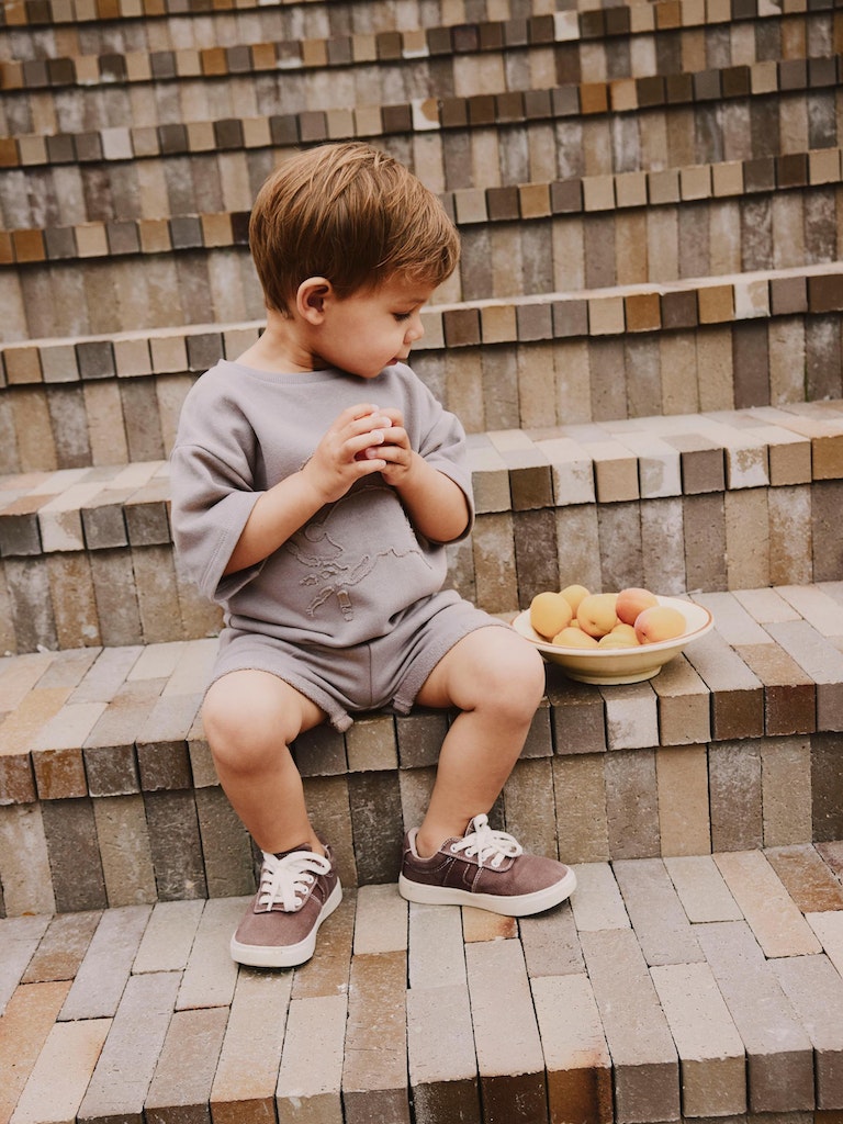 Lil' Atelier Mini JOBO SWEAT SHORTS - Mocha Meringue - Torgunns Barneklær AS