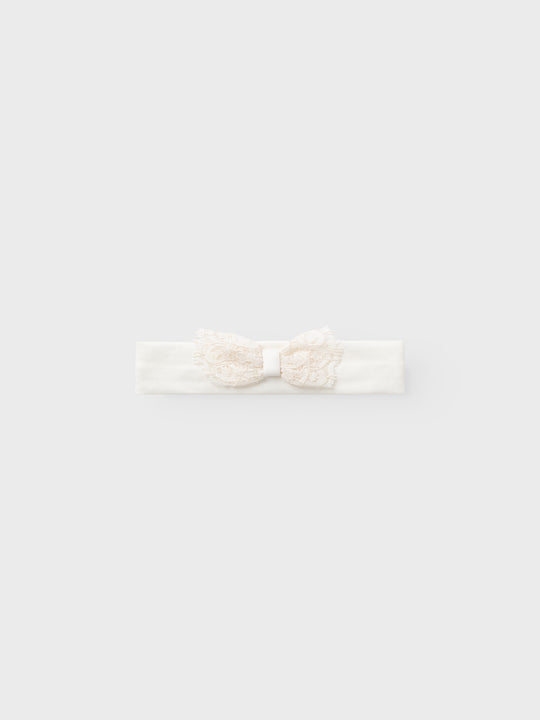 name it baby NIKOL HEADBAND - Bright White - Torgunns Barneklær AS