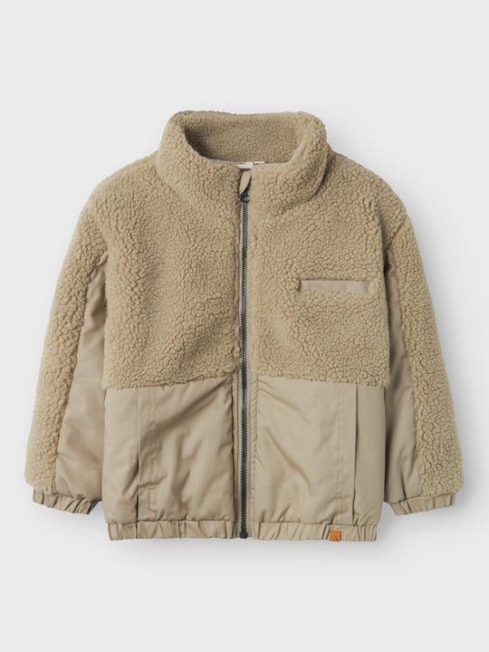 Lil' Atelier Mini NALO LS LOOSE JACKET SOLID - Laurel Oak