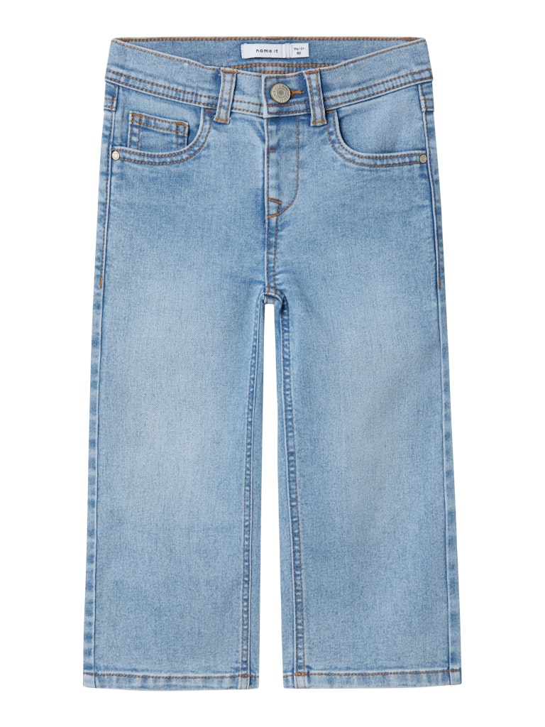 name it mini ROSE WIDE JEANS - Light Blue Denim