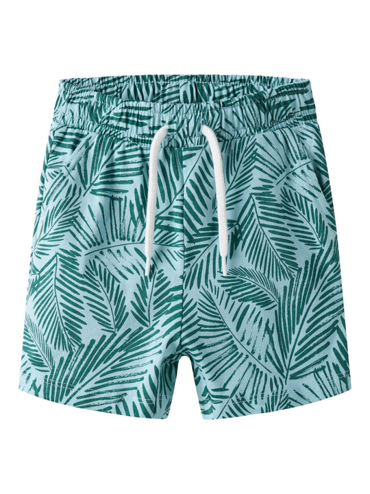 name it mini JIVAN NREG SHORTS PB - Deep Jungle - Torgunns Barneklær AS