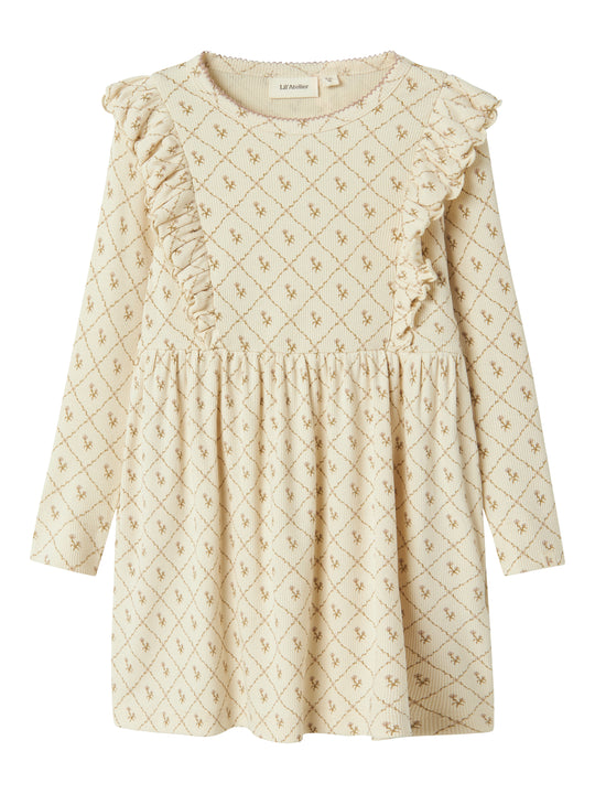 Lil' Atelier Mini GAGO KNE LS DRESS - Turtledove