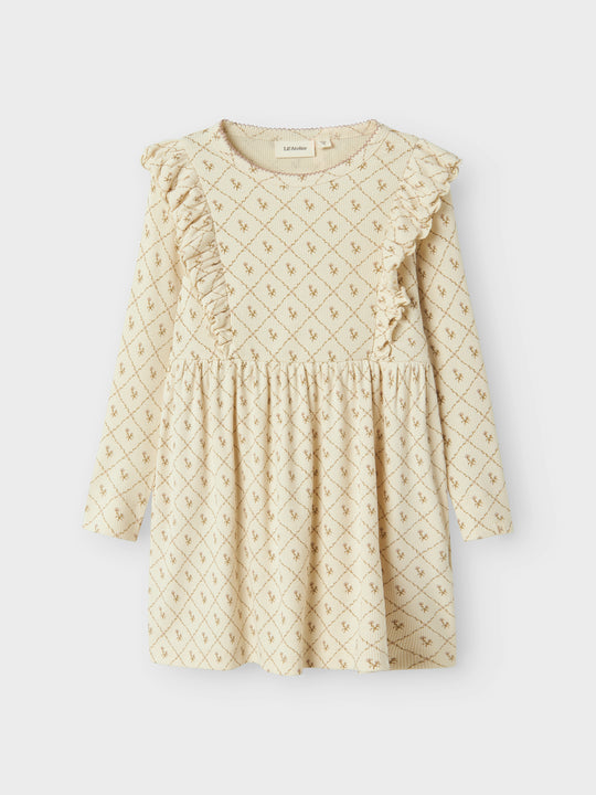 Lil' Atelier Mini GAGO KNE LS DRESS - Turtledove